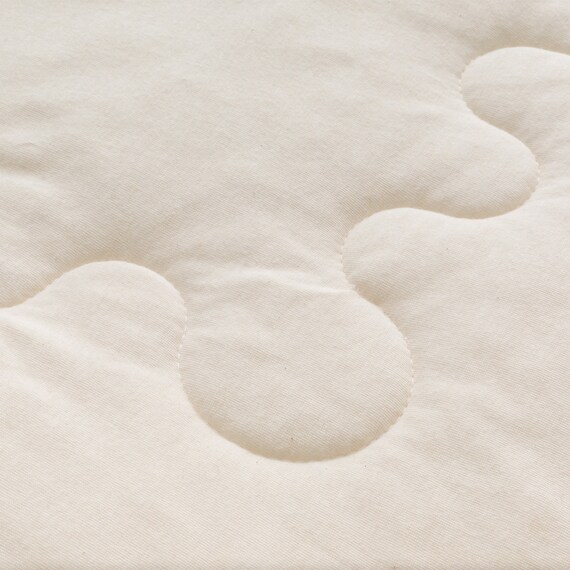 肌布団 シングル(オーガニックコットン混 OG4 ライトベージュ T01) 5枚目画像