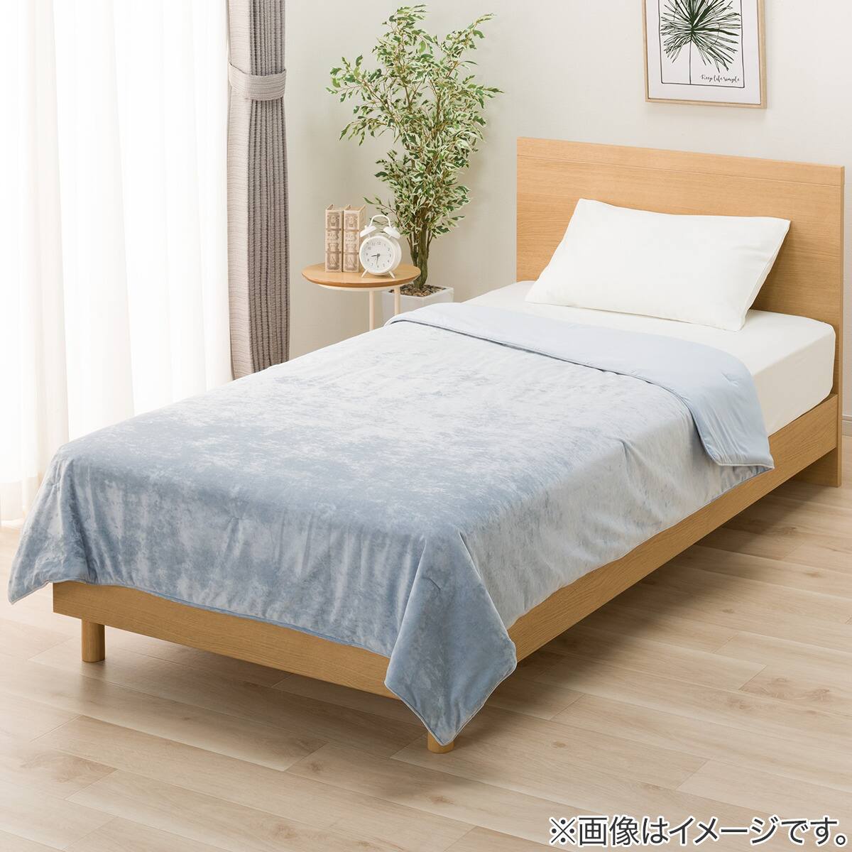 布団・毛布 ISA 肌ふとん シングル(アイスフラワー S ブルー S2657) | ニトリネット
