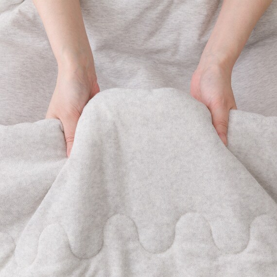 肌ふとん シングル(オーガニックコットン混4 S グレー T01) 7枚目画像