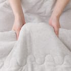 肌ふとん シングル(オーガニックコットン混4 S グレー T01) 7枚目画像