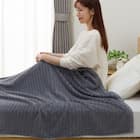 タオルケット ダブル(厚手ボリューム D グレー S2638) 3枚目画像