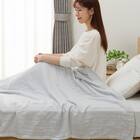 タオルケット ダブル(夢ふわガーゼ D グレー S2648) 3枚目画像