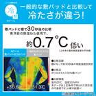 両面使える 敷きパッド シングル(Nクール ブルー S2601) 6枚目画像