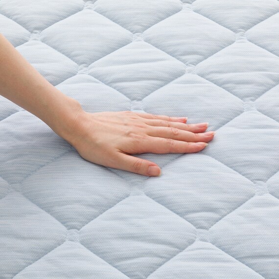 両面使える 敷きパッド シングル(Nクール ブルー S2601) 14枚目画像