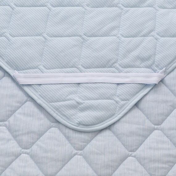 両面使える 敷きパッド シングル(Nクール ブルー S2601) 16枚目画像