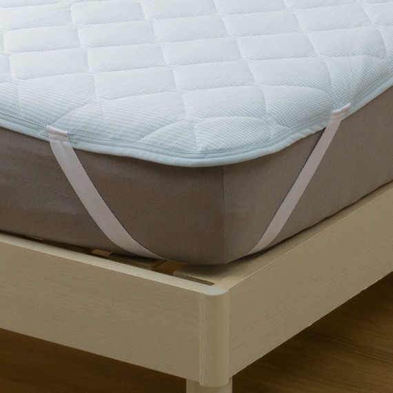 両面使える 敷きパッド シングル(Nクール ブルー S2601) 18枚目画像