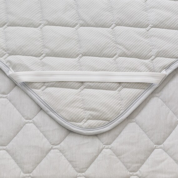 両面使える 敷きパッド シングル(Nクール グレー S2601) 15枚目画像