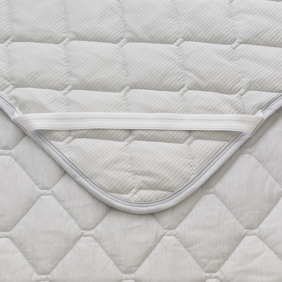 両面使える 敷きパッド シングル(Nクール グレー S2601) 15枚目画像