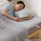 両面使える 敷きパッド ダブル(Nクール グレー S2601) 8枚目画像