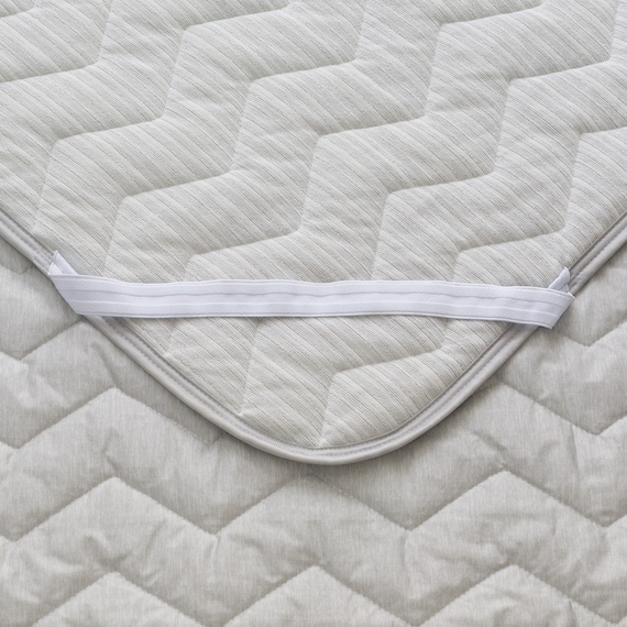 両面使える 敷きパッド シングル(Nクール極冷 グレー S2603) 18枚目画像