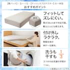 両面使える BOXパッド シングル(Nクール グレー S2601) 5枚目画像