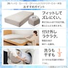 両面使える BOXパッド ダブル(Nクール グレー S2601) 5枚目画像