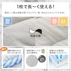 両面使える BOXパッド セミダブル(Nクール極冷 グレー 2603) 4枚目画像