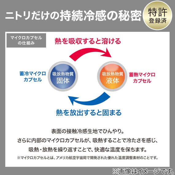 両面使える BOXパッド セミダブル(Nクール極冷 グレー 2603) 9枚目画像