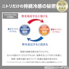 両面使える BOXパッド ダブル(Nクール極冷 フローラル S26) 9枚目画像