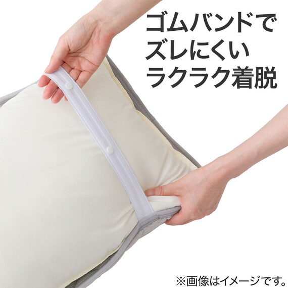 両面使える ピローパッド(Nクール ローズ S2601) 5枚目画像
