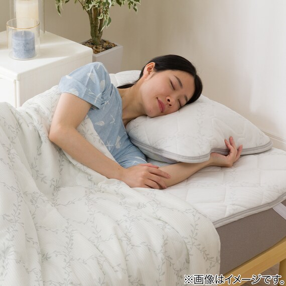 両面使える ピローパッド(Nクール クロスリーフ S2601) 9枚目画像