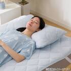 両面使える すっぽりピローパッド(Nクール ブルー S2601) 6枚目画像