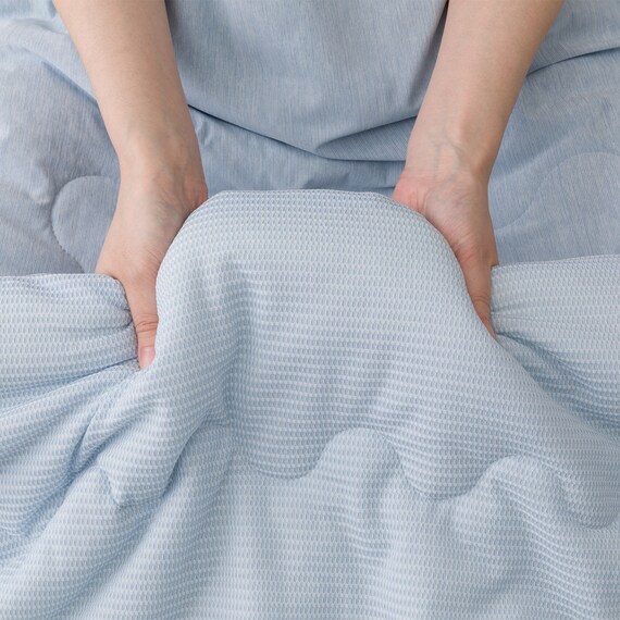 両面使える 肌布団 シングル(Nクール ブルー S2601) 10枚目画像