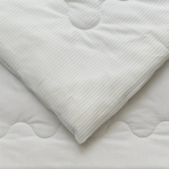 両面使える 肌布団 シングル(Nクール グレー S2601) 8枚目画像