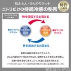 両面使える 肌布団 シングル(Nクール極冷 グレー 2603) 7枚目画像