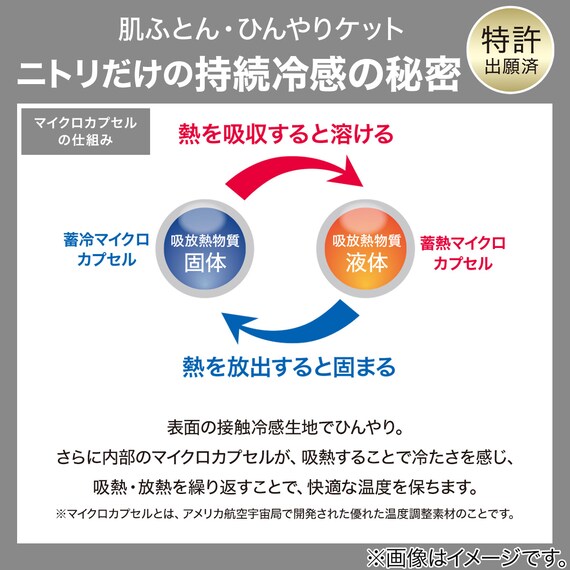 両面使える 肌布団 シングル(Nクール極冷 グレー 2603) 7枚目画像
