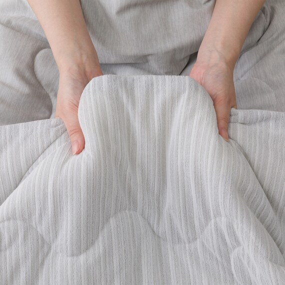 両面使える 肌布団 シングル(Nクール極冷 グレー 2603) 12枚目画像