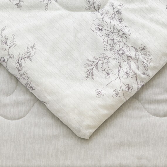 両面使える 肌布団 ダブル(Nクール極冷 フローラル S26) 10枚目画像