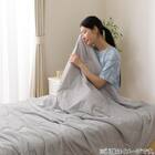 両面使える 肌布団ブリザード シングル(Nクール極冷 グレー S26) 7枚目画像