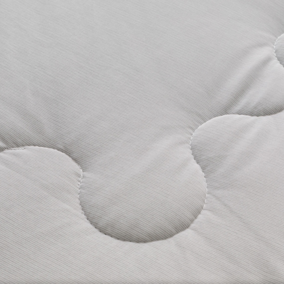 両面使える くしゅくしゅ肌布団 シングル(Nクール グレー S2601) 5枚目画像