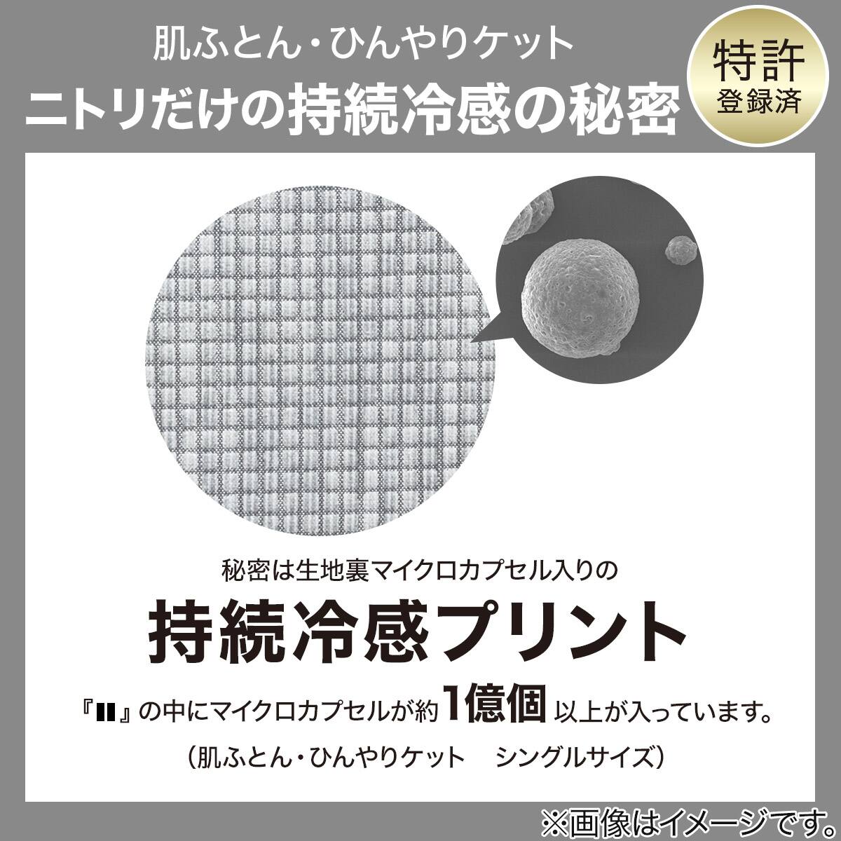 両面使える ひんやりケット シングル(Nクール極冷 ブルー S2603