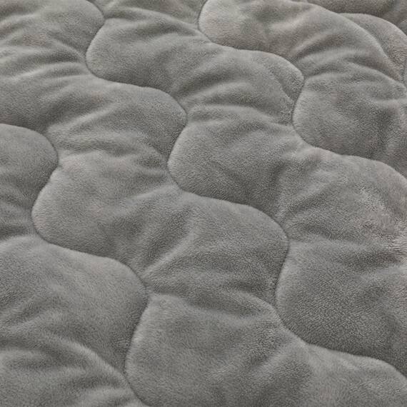 両面使える 敷きパッド シングル(N-Miraku S グレー 2671) 12枚目画像