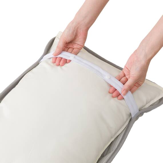 両面使える ピローパッド(N-Miraku グレー S2671) 15枚目画像