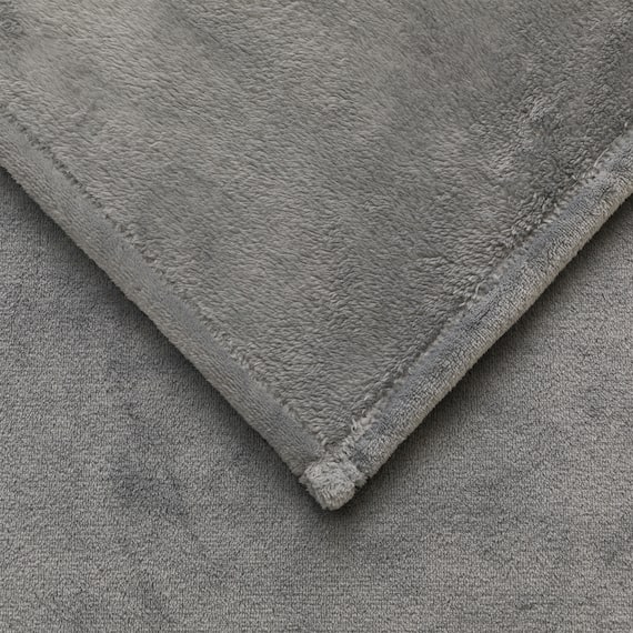 毛布 シングル(N-Miraku S グレー S2671) 4枚目画像