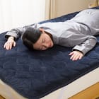 両面使える 敷きパッド シングル(N-Miraku S ネイビー 2671) 5枚目画像