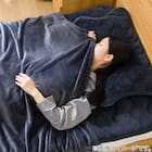 両面使える 敷きパッド シングル(N-Miraku S ネイビー 2671) 7枚目画像