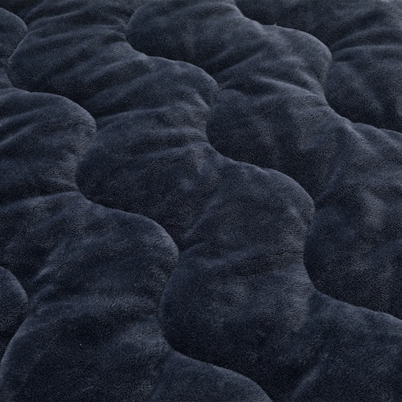 両面使える 敷きパッド シングル(N-Miraku S ネイビー 2671) 12枚目画像