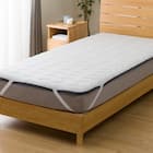 両面使える 敷きパッド セミダブル(N-Miraku SD ネイビー 2671) 9枚目画像