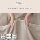 タオルケット ポカポカ シングル(モカ S2674) 2枚目画像