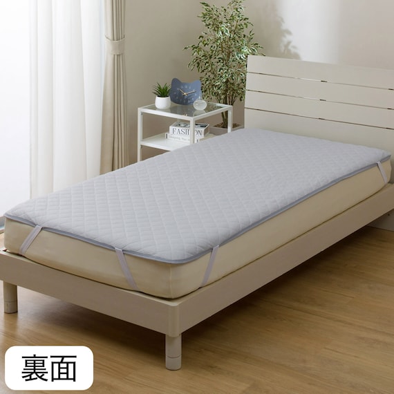 両面使える 敷パッド シングル(Nクール ブルー S26) 13枚目画像