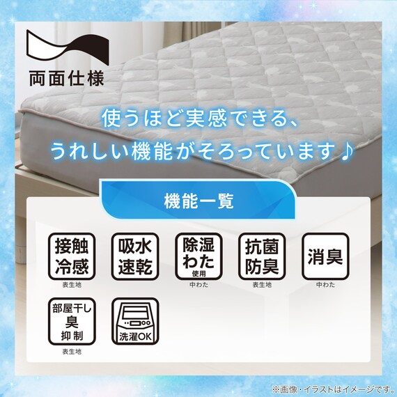 両面使える BOXパッド シングル(Nクール デコネコ S26) 5枚目画像