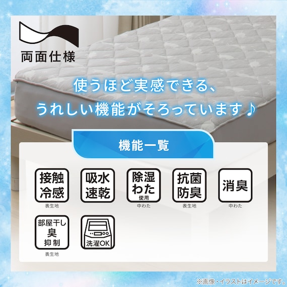 両面使える BOXパッド シングル(Nクール デコネコ S26) 5枚目画像