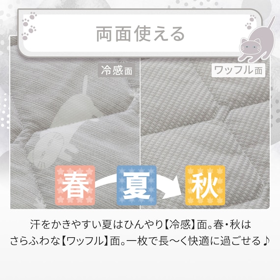 両面使える BOXパッド シングル(Nクール デコネコ S26) 7枚目画像