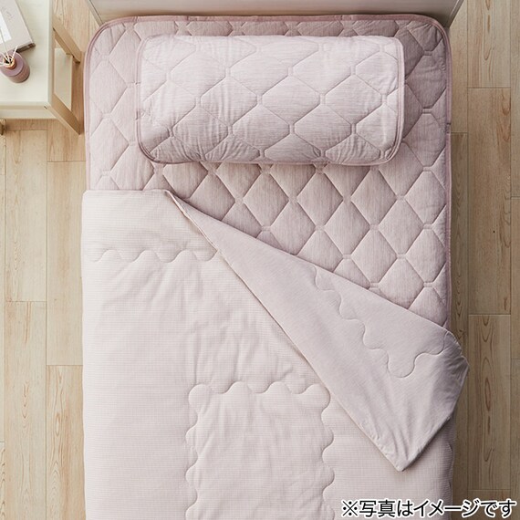 両面使える ピローパッド(Nクール ローズ S26) 12枚目画像