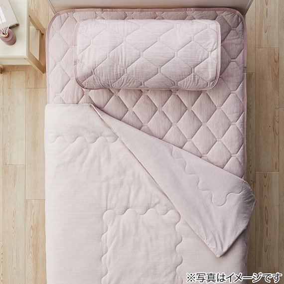 両面使える ピローパッド(Nクール ローズ S26) 12枚目画像