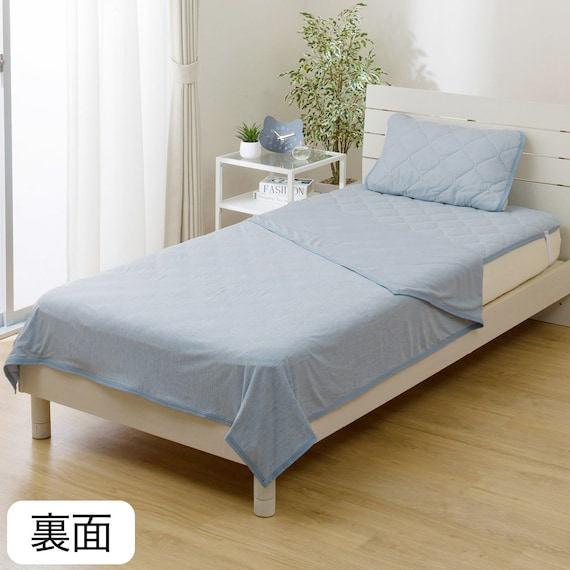 両面使える ひんやりケット シングル(Nクール ブルー S26) 12枚目画像