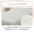 くしゅくしゅ 肌ふとん シングル(Nクール ホワイト S26) 5枚目画像