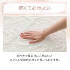 くしゅくしゅ ひんやりケット シングル(Nクール ホワイト S26) 6枚目画像