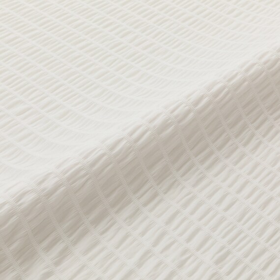 くしゅくしゅ ひんやりケット シングル(Nクール ホワイト S26) 11枚目画像