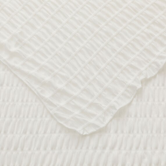 くしゅくしゅ ひんやりケット シングル(Nクール ホワイト S26) 12枚目画像